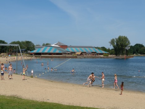 Zeumeren Strand meer waterpret camping Stroe Veluwe