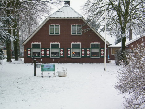 Woonhuis Stroe Ouderwets Rustiek Winter